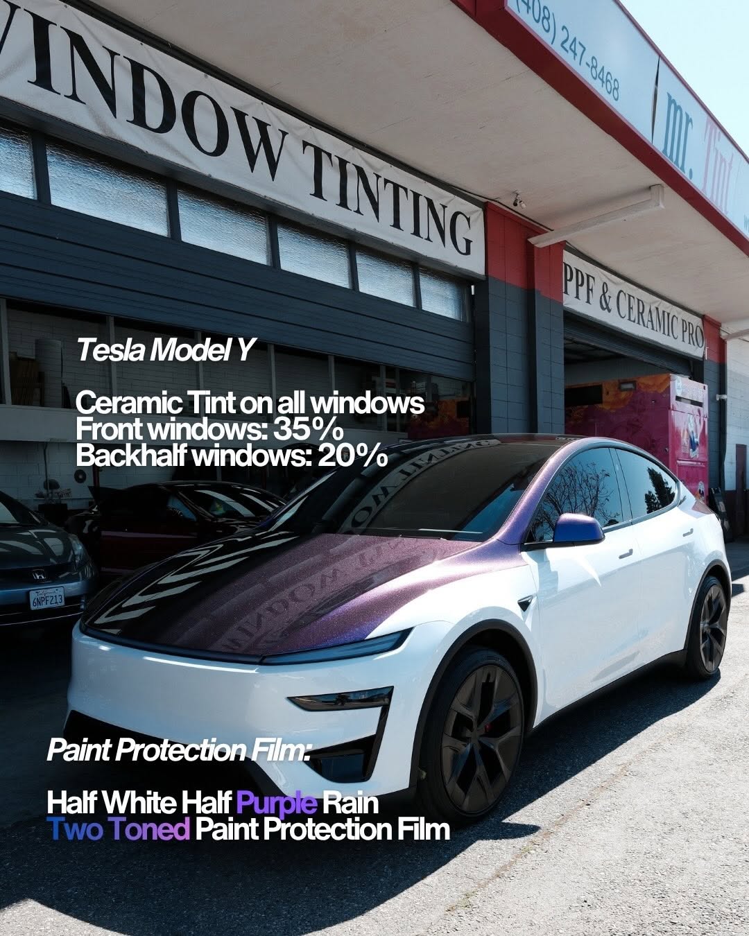 Tesla Model Y just got upgraded! With Ceramic Tint + PPF, it’s ready for the road!